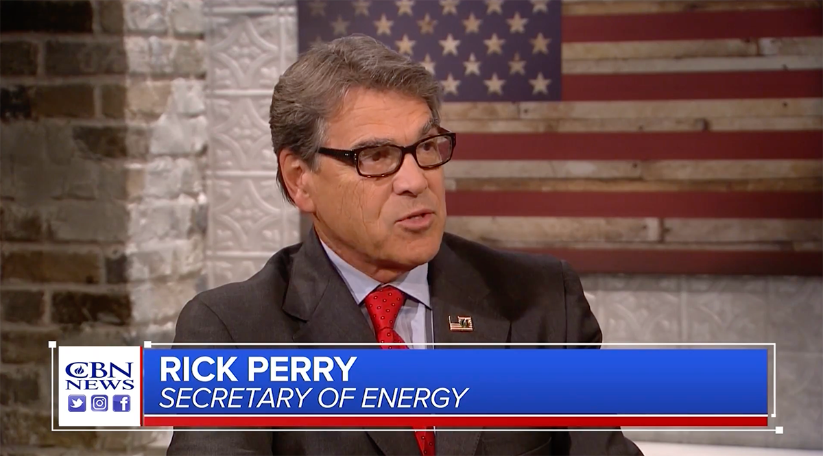 Secretary Rick Perry testimony about cabinet Bible study