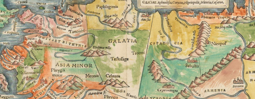 Map of Galatia