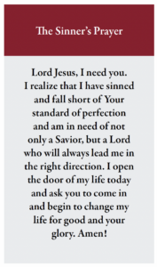 Sinners Prayer